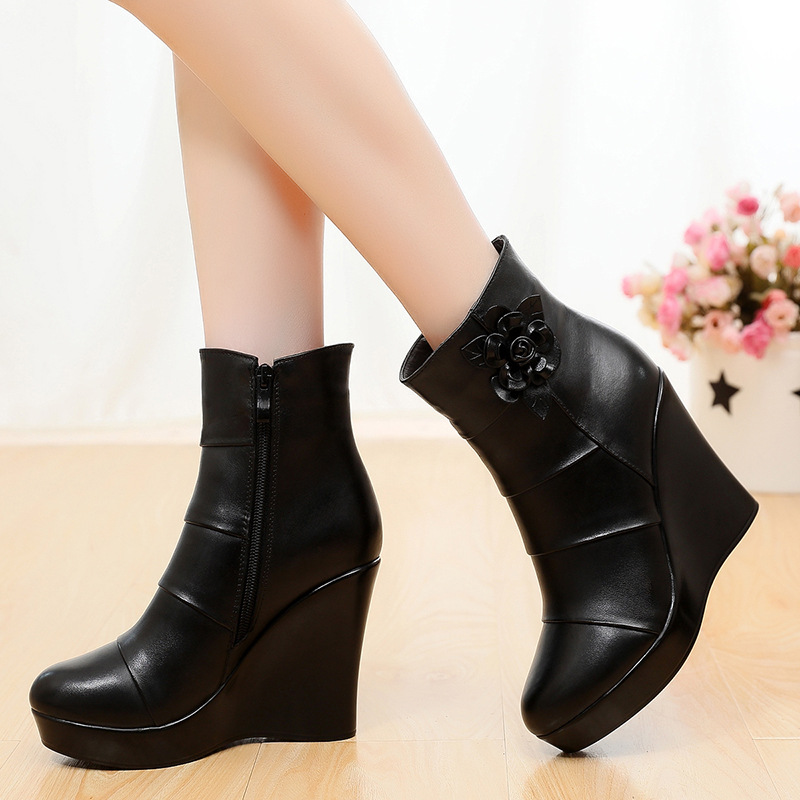 Botki damskie na platformie z  – Ethnic Modern Fashion recenzja i cena