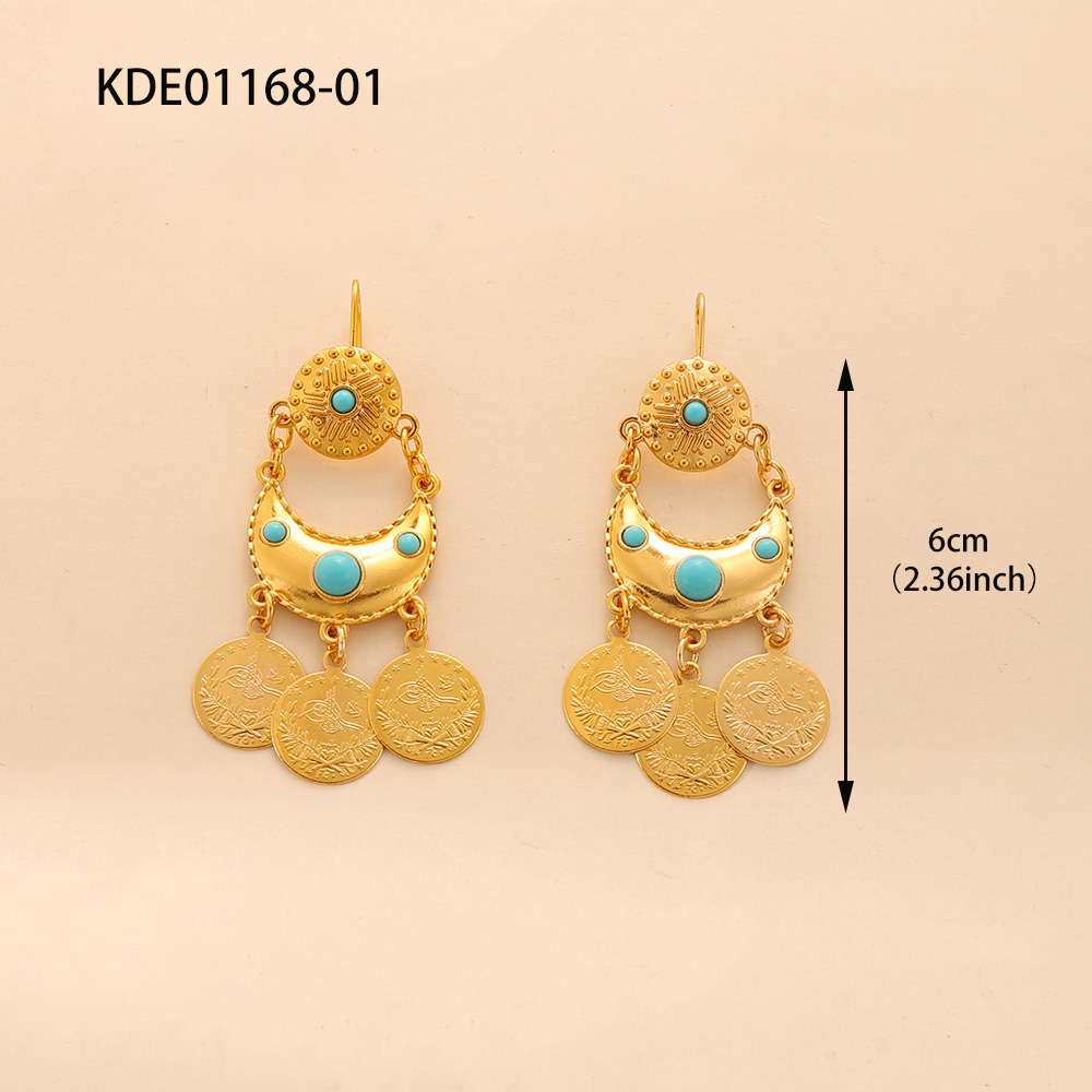KDE Damskie luksusowe kolczyki – Ethnic Fashion Co In recenzja i cena